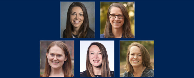 Five headshots photos of the five award winners