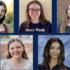 Five headshot photos of the five scholars